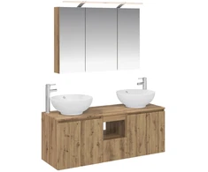 Vonios spintos komplektas 4 pcs Artisano ąžuolo