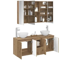 Vonios spintos komplektas 4 pcs Artisano ąžuolo