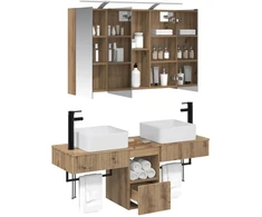 Vonios spintos komplektas 4 pcs Artisano ąžuolo