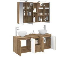 Vonios spintos komplektas 4 pcs Artisano ąžuolo