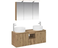 Vonios spintos komplektas 4 pcs Artisano ąžuolo