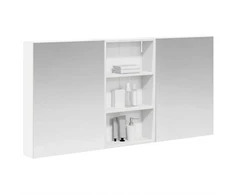 Vonios spintos komplektas su lentyna 3 pcs 140 x 14,5 x 70 cm