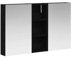 Vonios spintos komplektas su lentyna 3 pcs 80 x 10,5 x 50 cm