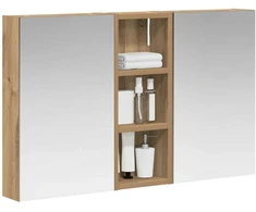 Vonios spintos komplektas su lentyna 3 pcs 80 x 10,5 x 50 cm