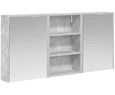 Vonios spintos komplektas 3 vnt. 126 x 16 x 62.5 cm