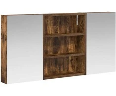 Vonios spintos komplektas su lentyna 3 pcs 100 x 10,5 x 50 cm