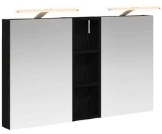 Vonios spintos komplektas su lentyna 3 pcs 100 x 10,5 x 60,5 cm