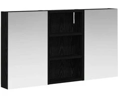 Vonios spintos komplektas su lentyna 3 pcs 90 x 10,5 x 50 cm