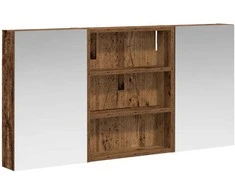 Vonios spintos komplektas su lentyna 3 pcs 100 x 10,5 x 50 cm