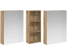Vonios spintos komplektas 3 vnt. 130 x 14,5 x 70 cm