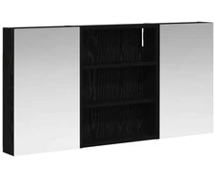 Vonios spintos komplektas su lentyna 3 pcs 100 x 10,5 x 50 cm