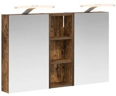 Vonios spintos komplektas su lentyna 3 pcs 80 x 10,5 x 50 cm