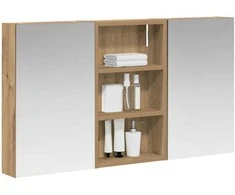Vonios spintos komplektas su lentyna 3 pcs 90 x 10,5 x 50 cm