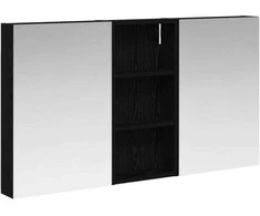 Vonios spintos komplektas su lentyna 3 pcs 110 x 10,5 x 60,5 cm