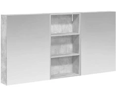Vonios spintos komplektas su lentyna 3 pcs 140 x 14,5 x 70 cm