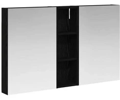 Vonios spintos komplektas su lentyna 3 pcs 100 x 10,5 x 60,5 cm