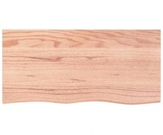 Vonios stalviršis, šviesiai rudas, 100x50x2cm, mediena