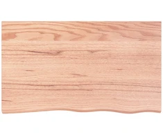 Vonios stalviršis, šviesiai rudas, 100x60x(2-6)cm, mediena