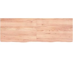 Vonios stalviršis, šviesiai rudas, 120x40x(2-4)cm, mediena