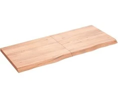 Vonios stalviršis, šviesiai rudas, 120x50x(2-4)cm, mediena