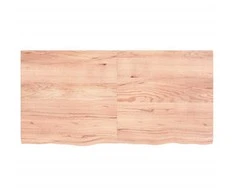 Vonios stalviršis, šviesiai rudas, 120x60x(2-4)cm, mediena