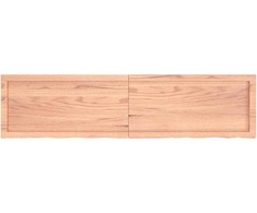 Vonios stalviršis, šviesiai rudas, 160x40x(2-4)cm, mediena