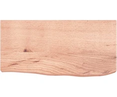 Vonios stalviršis, šviesiai rudas, 60x30x(2–6)cm, mediena