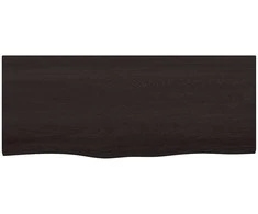 Vonios stalviršis, tamsiai rudas, 100x40x(2-6)cm, mediena