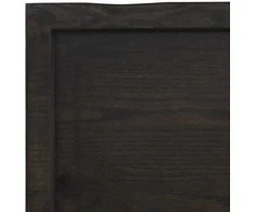 Vonios stalviršis, tamsiai rudas, 100x50x(2-4) cm, mediena