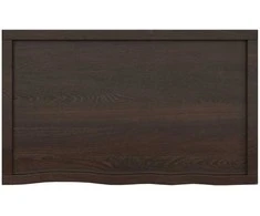 Vonios stalviršis, tamsiai rudas, 100x60x(2-4) cm, mediena