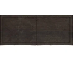Vonios stalviršis, tamsiai rudas, 120x50x(2-4)cm, mediena