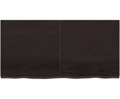 Vonios stalviršis, tamsiai rudas, 120x60x(2-4)cm, mediena