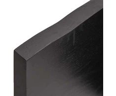 Vonios stalviršis, tamsiai rudas, 140x50x(2-4) cm, mediena