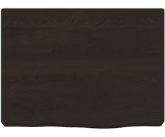 Vonios stalviršis, tamsiai rudas, 40x30x(2-6) cm, mediena