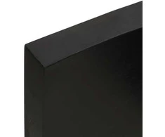 Vonios stalviršis, tamsiai rudas, 40x30x(2-6) cm, mediena