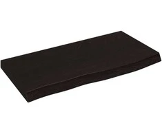 Vonios stalviršis, tamsiai rudas, 60x30x(2-4) cm, mediena