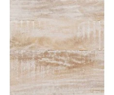 sieninis veidrodis Balta 70 x 50 cm Kietas mango medis