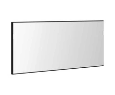 Veidrodis juoda ąžuolo 80 x 37 cm Stiklas ir inžinerinė mediena