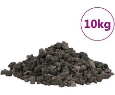Vulkaninės uolienos, juodos spalvos, 10kg, 1–2cm