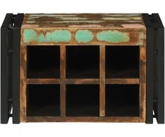 Vyno stovas 2 vnt. 46 x 35 x 27,5 cm Kietas atkurtas medis