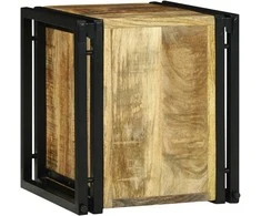 Vyno stovas Ruda ir juoda 35 x 35 x 39 cm Kietas mango medis