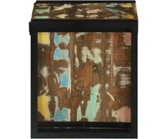 Vyno stovas 35 x 35 x 39 cm Kietas atkurtas medis