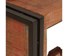 Vyno stovas Ruda 100 x 45 x 33 cm Kieta atnaujinta mediena