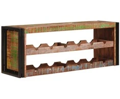 Vyno stovas Ruda 120 x 45 x 33 cm Kieta atnaujinta mediena