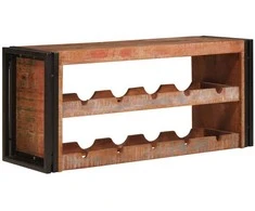 Vyno stovas Ruda 100 x 45 x 33 cm Kieta atnaujinta mediena