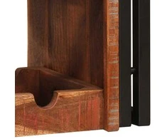Vyno stovas Ruda 60 x 45 x 33 cm Kieta atnaujinta mediena