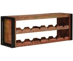 Vyno stovas Ruda 120 x 45 x 33 cm Kieta atnaujinta mediena