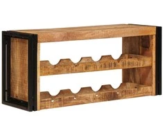 Vyno stovas Ruda 100 x 45 x 33 cm Kietas Rupus Mangų Medis