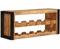 Vyno stovas Ruda 100 x 45 x 33 cm Kietas Rupus Mangų Medis