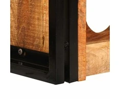 Vyno stovas Ruda 100 x 45 x 33 cm Kietas Rupus Mangų Medis